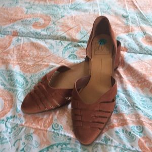 Beautiful brown slip on shoes